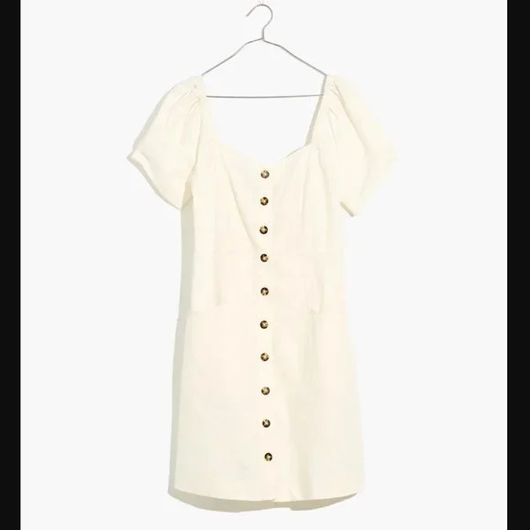 Madewell | Dresses | New Madewell Linen Cotton Puffsleeve Buttonfront Retro Shift Dress | Poshmark Madewell | Dresses | New Madewell Linen Cotton Puffsleeve Buttonfront Retro Shift Dress | Poshmark